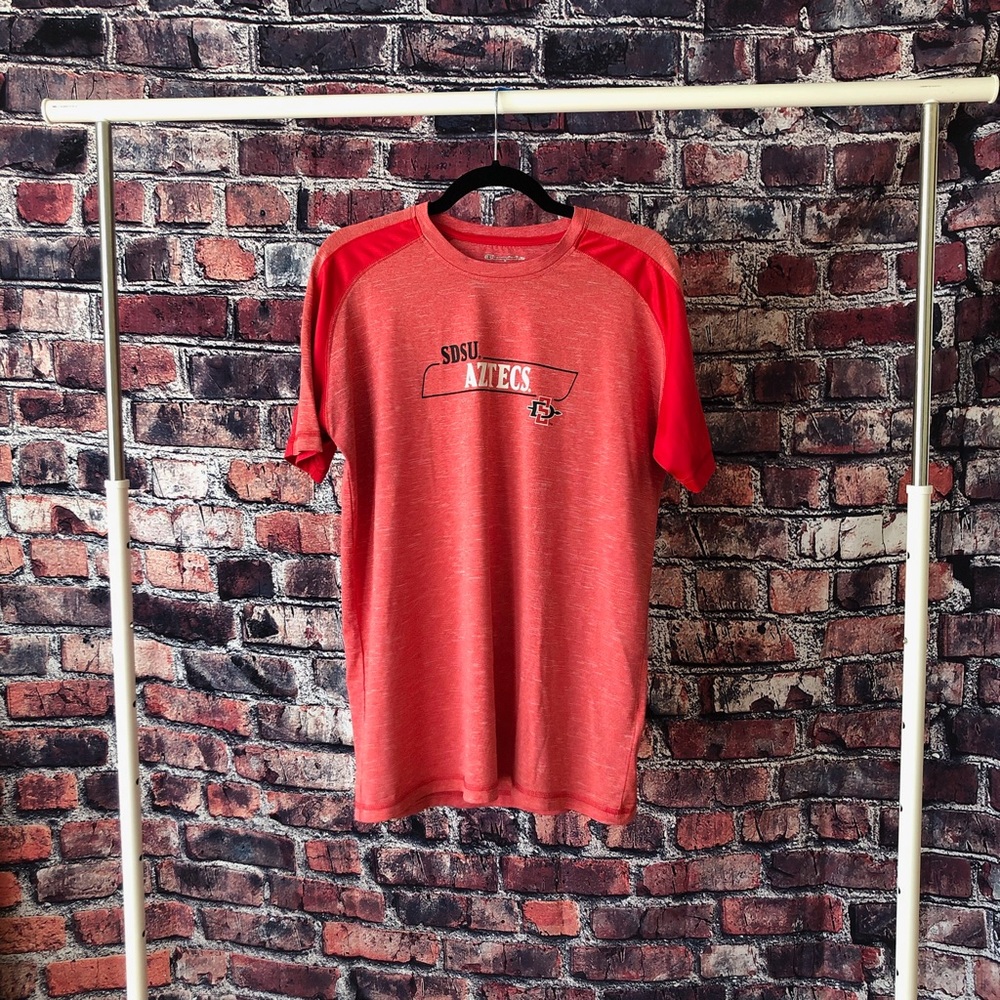 Champion Elite Mens Large Red SDSU Aztecs Athletic Tee